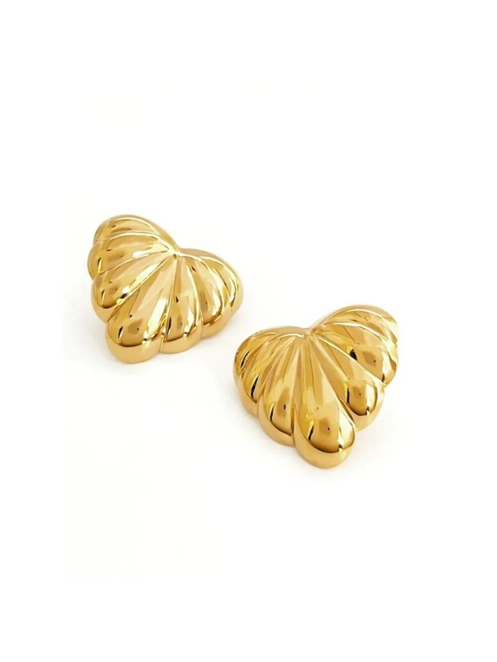 Leaf statement earrings Q1057